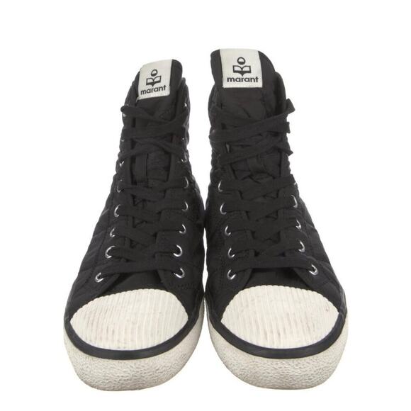 ISABEL MARANT Benkeen quilted shell hightop Size 7.5 - Picture 4 of 6